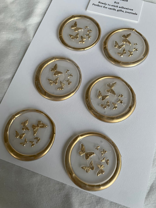 Butterfly Wax Seals set of 6