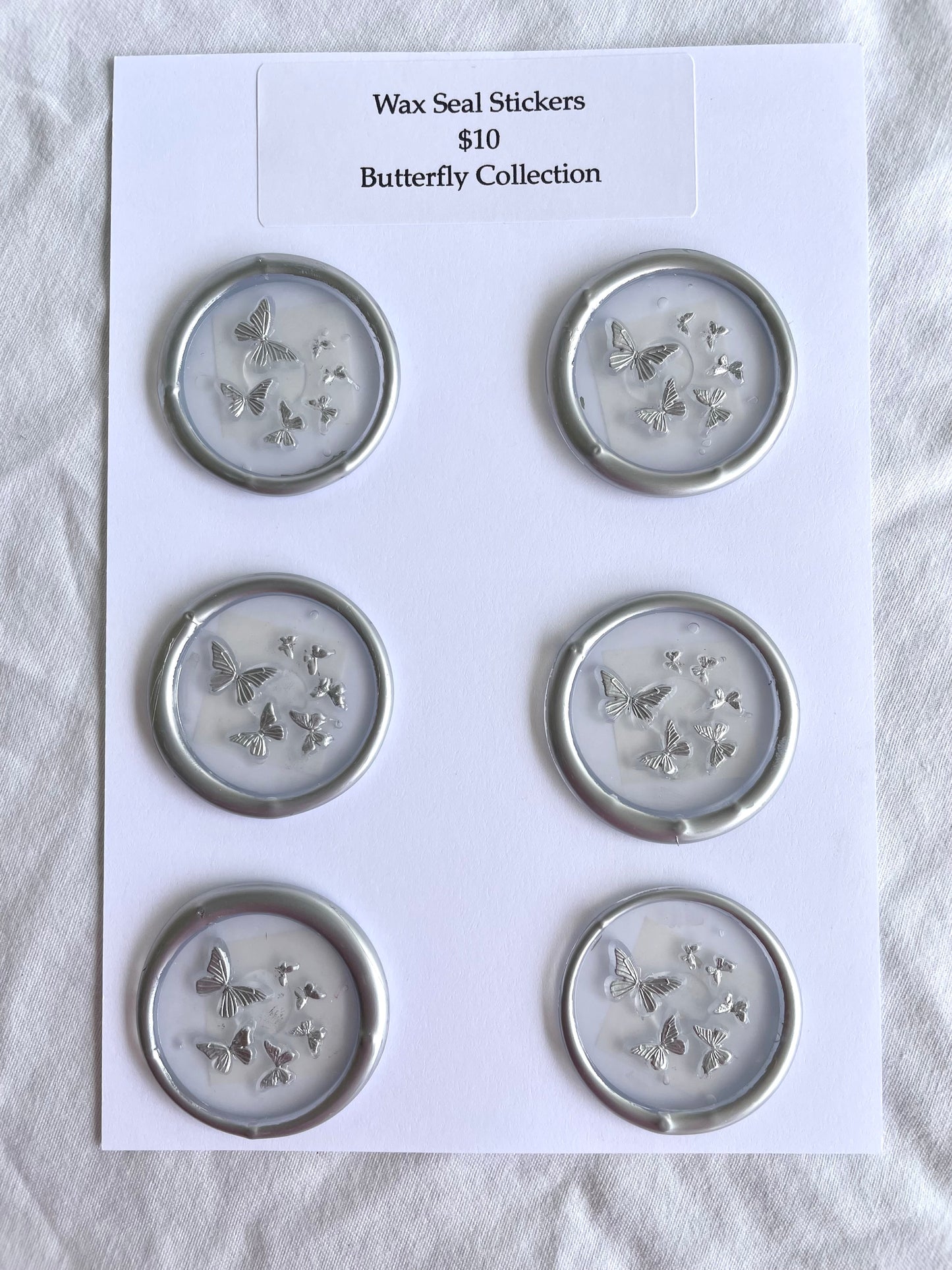 Butterfly Wax Seals set of 6