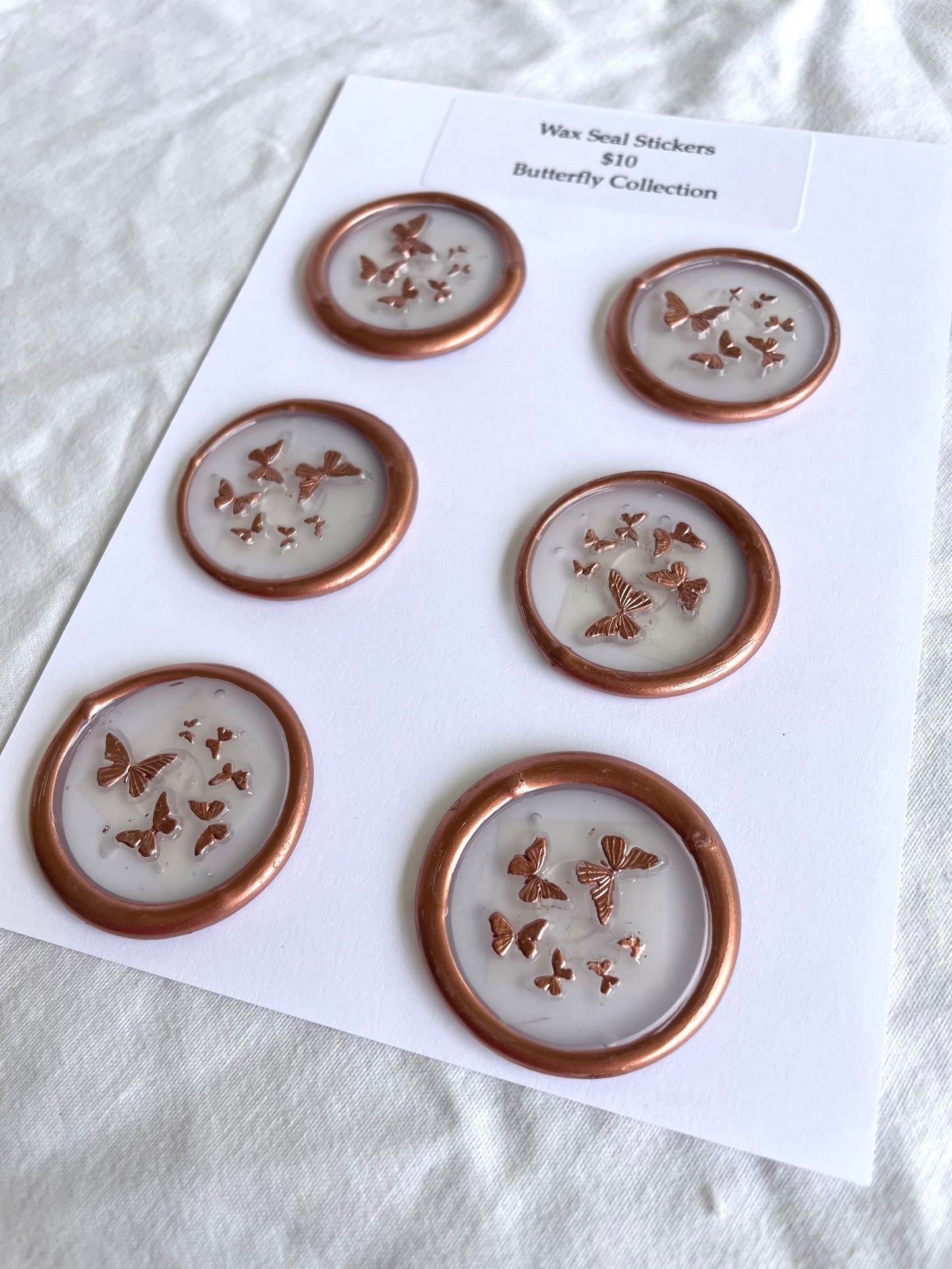 Butterfly Wax Seals set of 6