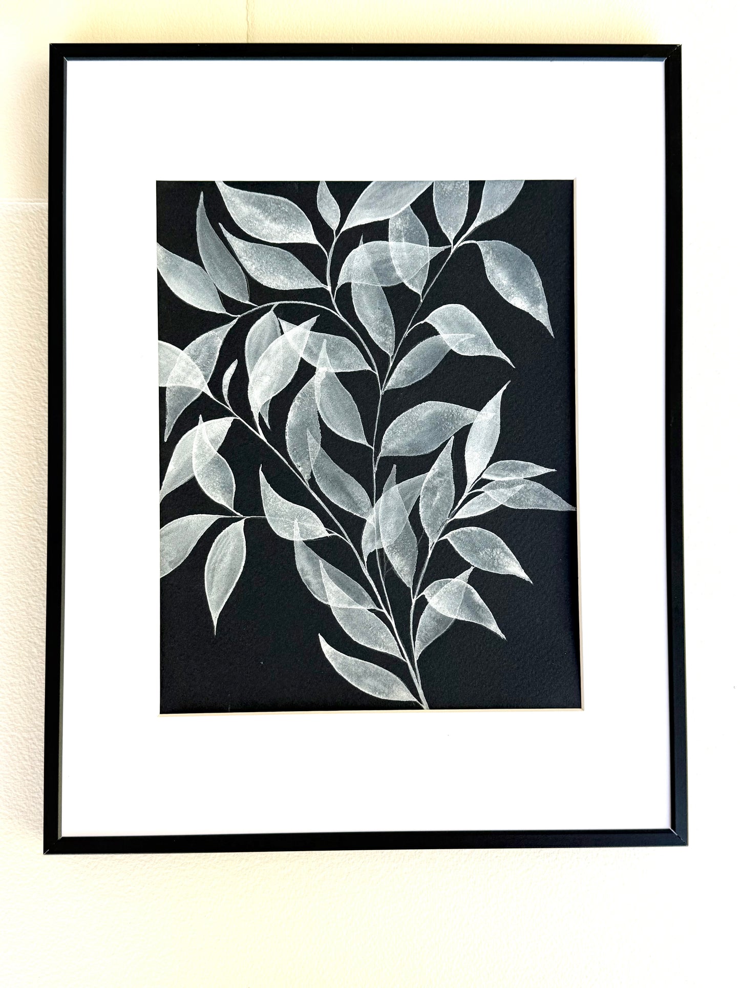 Growing Inner Peace: "Leaves of Tranquility" 8 in x 10 in